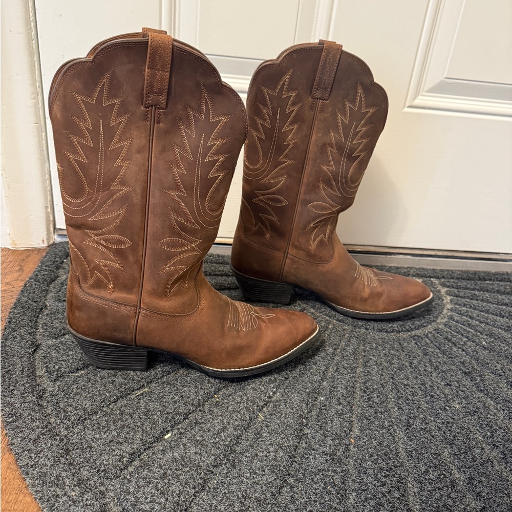 Ariat Brown Western Cowboy Boots